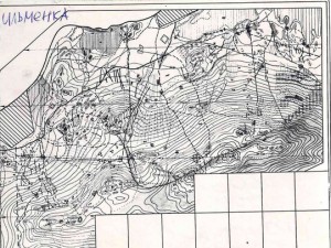 Карта Ильменское озеро